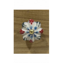 Tirador Ceramica Flor