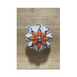 Tirador Ceramica Flor
