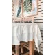 Mantel Tussor c/volado