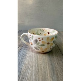 Taza Flores/Fondo flor