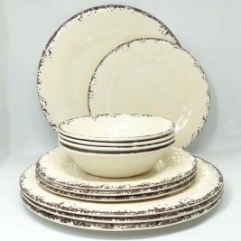Set Bowl x4 Antique Coco