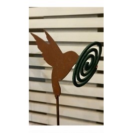 Pinche/Tutor Colibrí Porta espiral